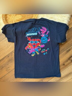 Kool-Aid Retro Jammers “Oh Yeah” Kool-Aid Man Graphic Blue Shirt Size Large
